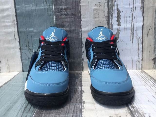 Air Jordan 4 Blue TS Men Detail;